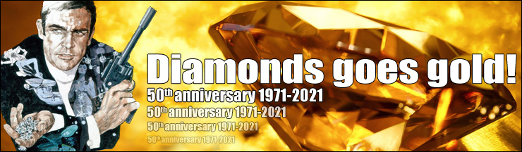 Diamonds goes gold! Diamonds Are Forever 50th Anniversary 1971-2021