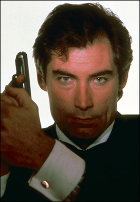 Timothy Dalton as James Bond in The Living Daylights (1987)