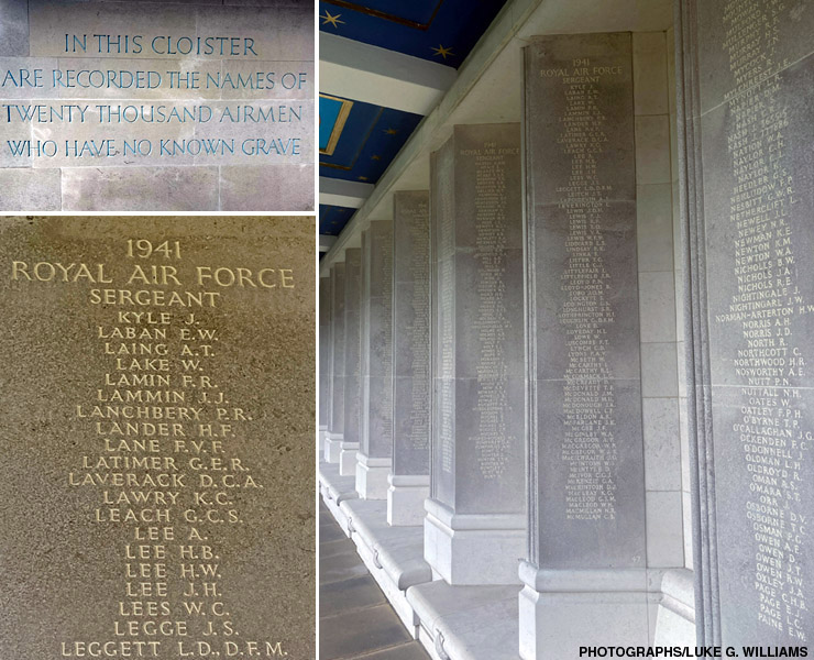 Leonard Leggett Air Forces Memorial at Runnymede Memorial in Surrey