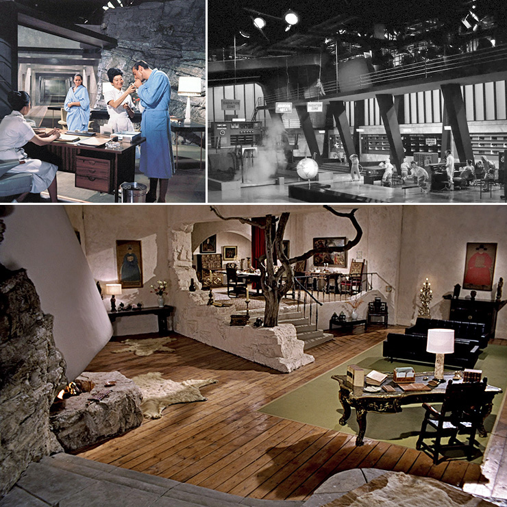 Ken Adam designed sets at Pinewood Studios