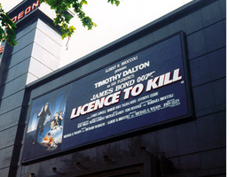 Odeon Leicester Square Licence to Kill display