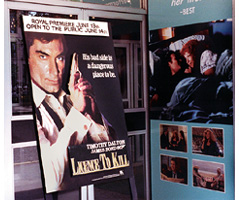 Odeon Leicester Square Foyer display - Licence To Kill