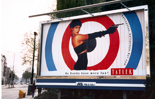 Tatler Advertisement featuring James Bond girl Talisa Soto