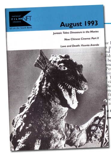 August 1993 NFT Booklet Cover