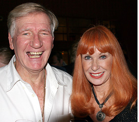 Joe Robinson (Peter Franks in Diamonds Are Forever) & Carol Cleveland