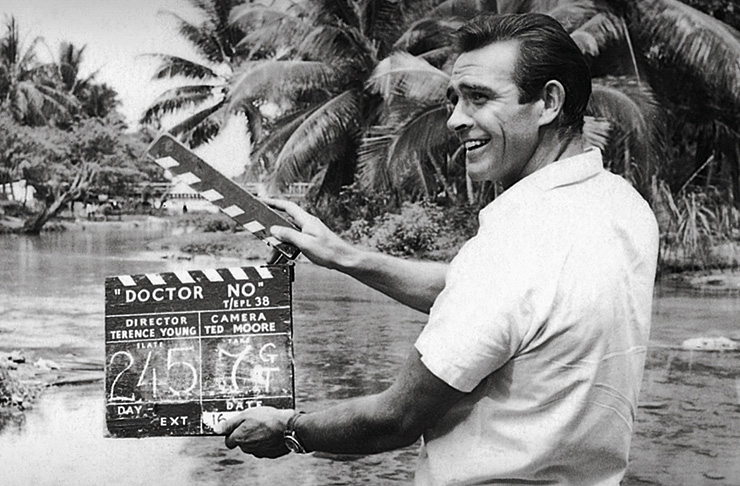 Sean Connery on location in Jamaica for Dr. No (1962)