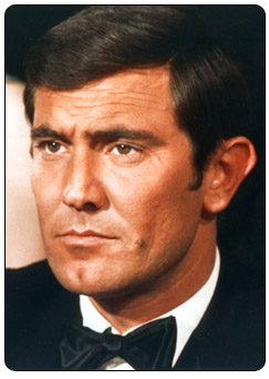 George Lazenby as James Bond