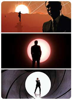 Main titles for Quantum of Solace (2008) created by design studio MK12