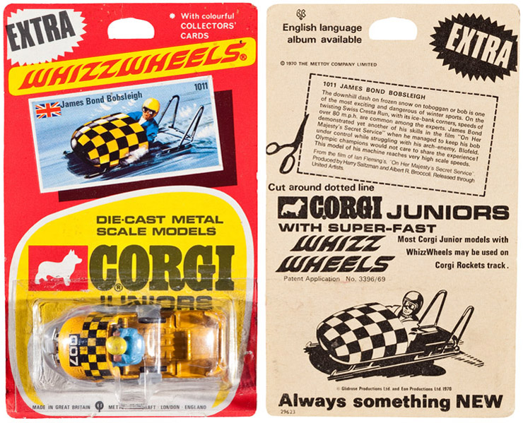 Corgi Juniors 1011 James Bond Bobsleigh