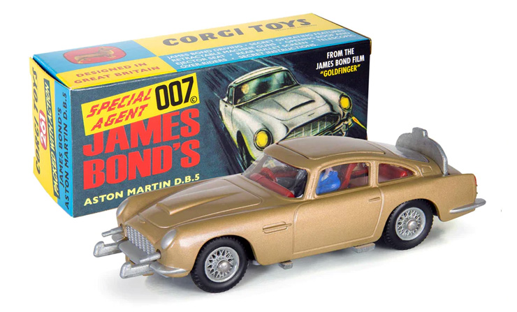 Corgi Model Club  261 James Bond's Aston Martin DB5