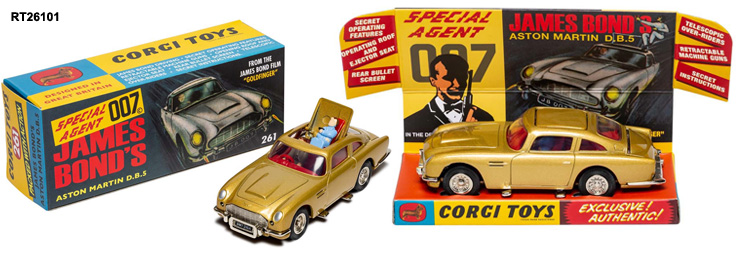 Corgi Aston Martin DB5 2021 Goldfinger 60s edition