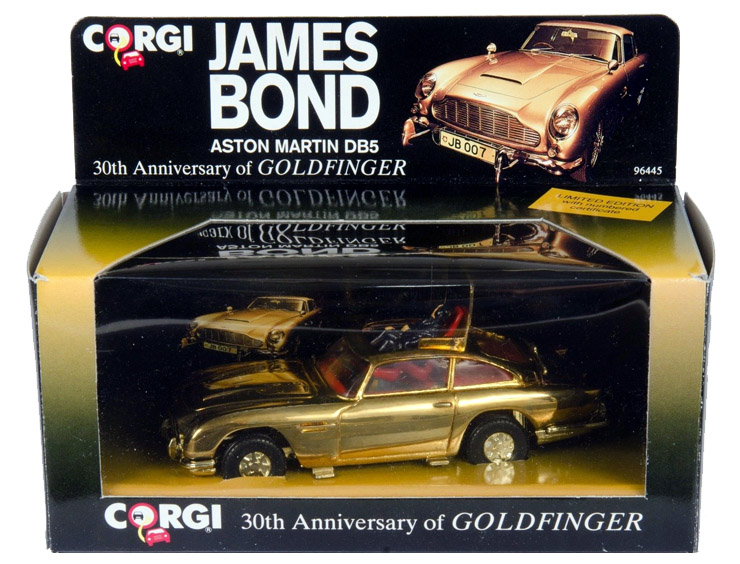 James Bond Corgi Cars Exclusive Trading Card #6 Goldfinger