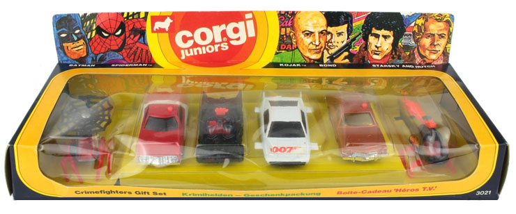 Corgi Juniors Crimefighters Gift Set E3021 (1978)
