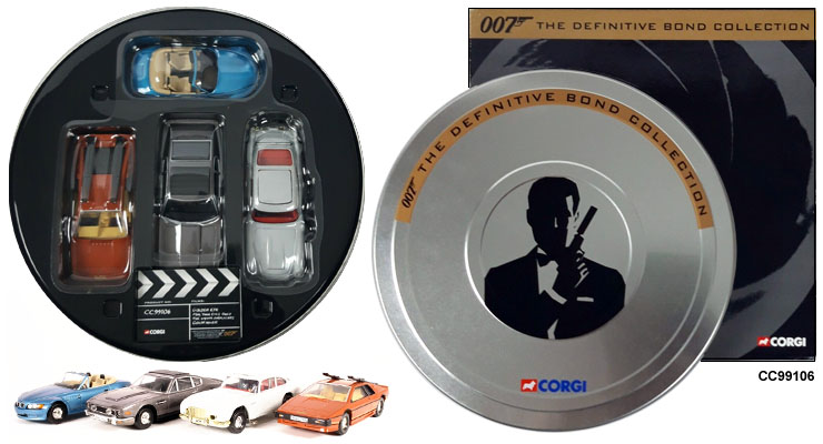 Corgi The Definitive Bond Collection CC99106 film canister special edition