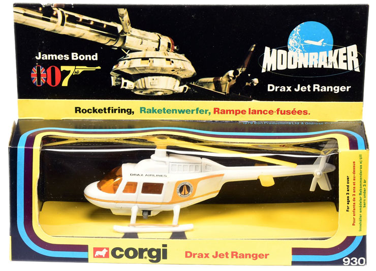 Corgi 930  Drax Jet Ranger (1979)