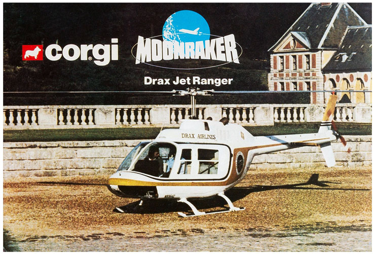 Corgi 930  Drax Jet Ranger (1979) packaging