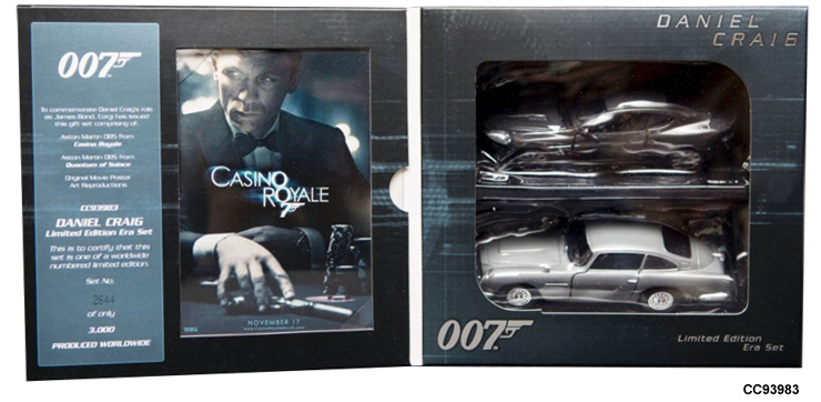2 Corgi James Bond 007 CC93983 Era Set Ltd Edition Daniel Craig ~ Aston Martin 