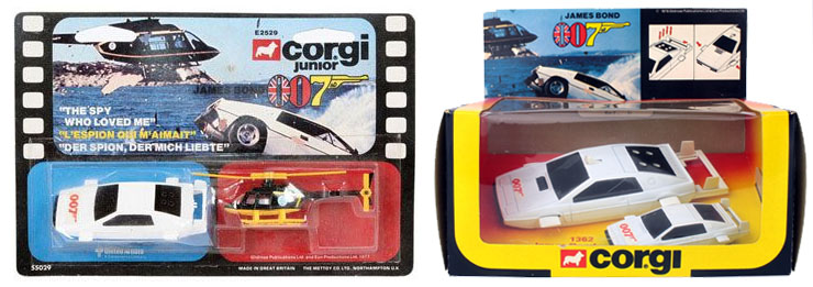 Corgi Juniors E3030  James Bond 'Spy Who Loved Me' twin packs 