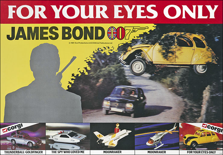 Corgi Toys 261 267 497 Bond Batman Uncle 1966 A4 Size Framed Poster Shop Sign 