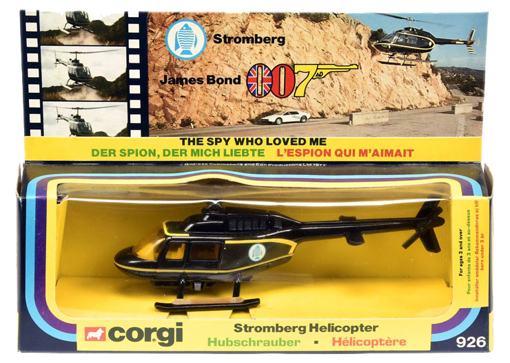 Corgi 926  Stromberg Helicopter (1978)