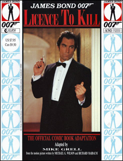 Licence To Kill Official Comic book