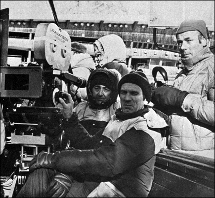 For Your Eyes Only (1981) Camera operator Alec Mills, focus puller Mike Frith and director John Glen