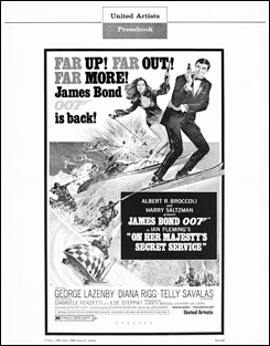 On Her Majesty's Secret Service US Pressbook