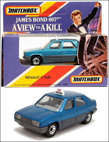 A View To A Kill (1985) Matchbox toys
