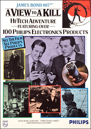 A View To A Kill (1985) Philips poster
