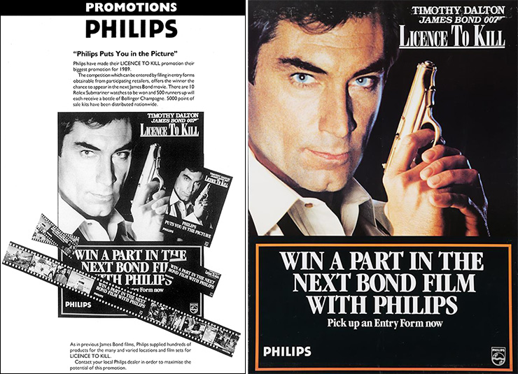 Licence To Kill (1989) Philips Promotion