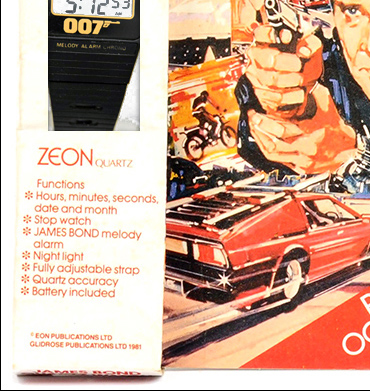 Octopussy (1983) ZEON Quartz watch