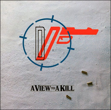 A View To A Kill 45rpm single white vinyl