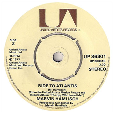 Ride To Atlantis 45rpm single