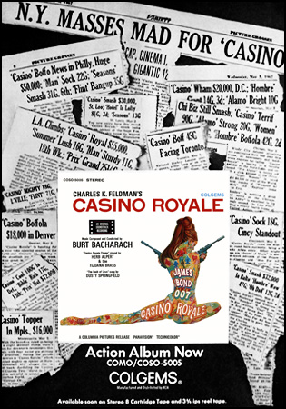 Casino Royale Soundtrack album advertisement