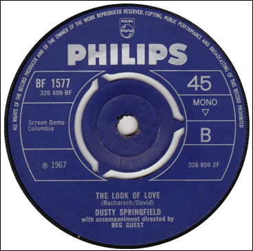 ‘The Look of Love’ 45rpm single