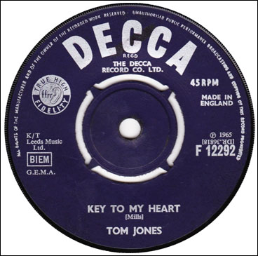 Key To My Heart 45rpm single