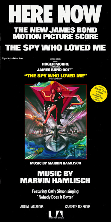 the Spy Who Loved Me Soundtrack advert