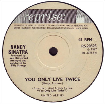 ‘You Only Live Twice’ 44rpm single