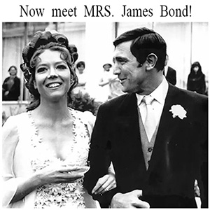 Daily Express May 2, 1969 Now meet MRS. James Bond!