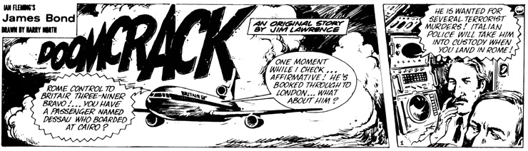 Doomcrack original story by J.D. Lawrence drawn by Harry North