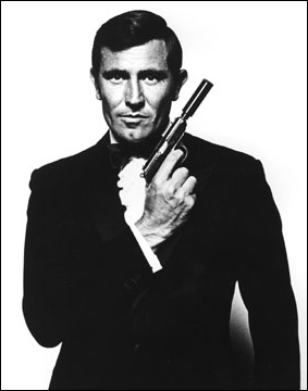 George Lazenby in On Her Majesty's Secret Service (1969)