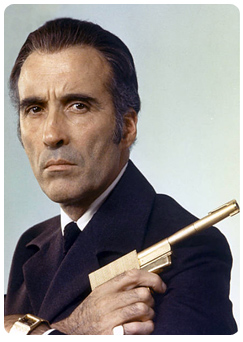 Francisco Scaramanga played by Christopher Lee
