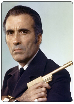 Francisco Scaramanga played by Christopher Lee