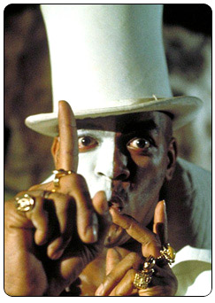 Baron Samedi played by Geoffrey Holder