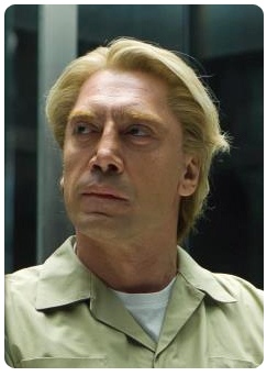 Raoul Silva played by Javier Bardem