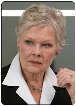 'M' played by Judi Dench