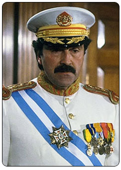 President Hector Lopez played by Pedro Armendariz Jr.