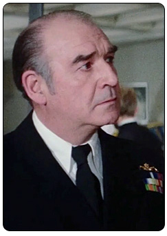 Admiral Hargreaves played by Robert Brown