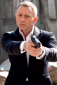 Daniel Craig as James Bond 007 in Skyfall