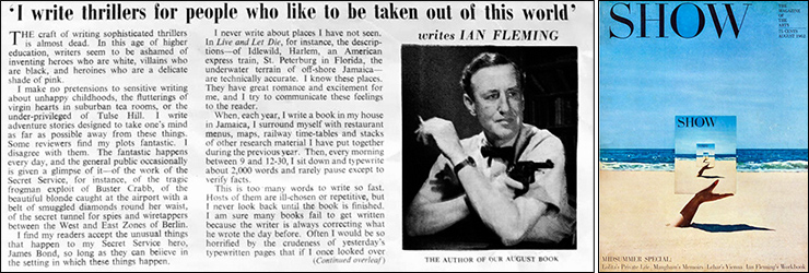How To Write A Thriller by Ian Fleming